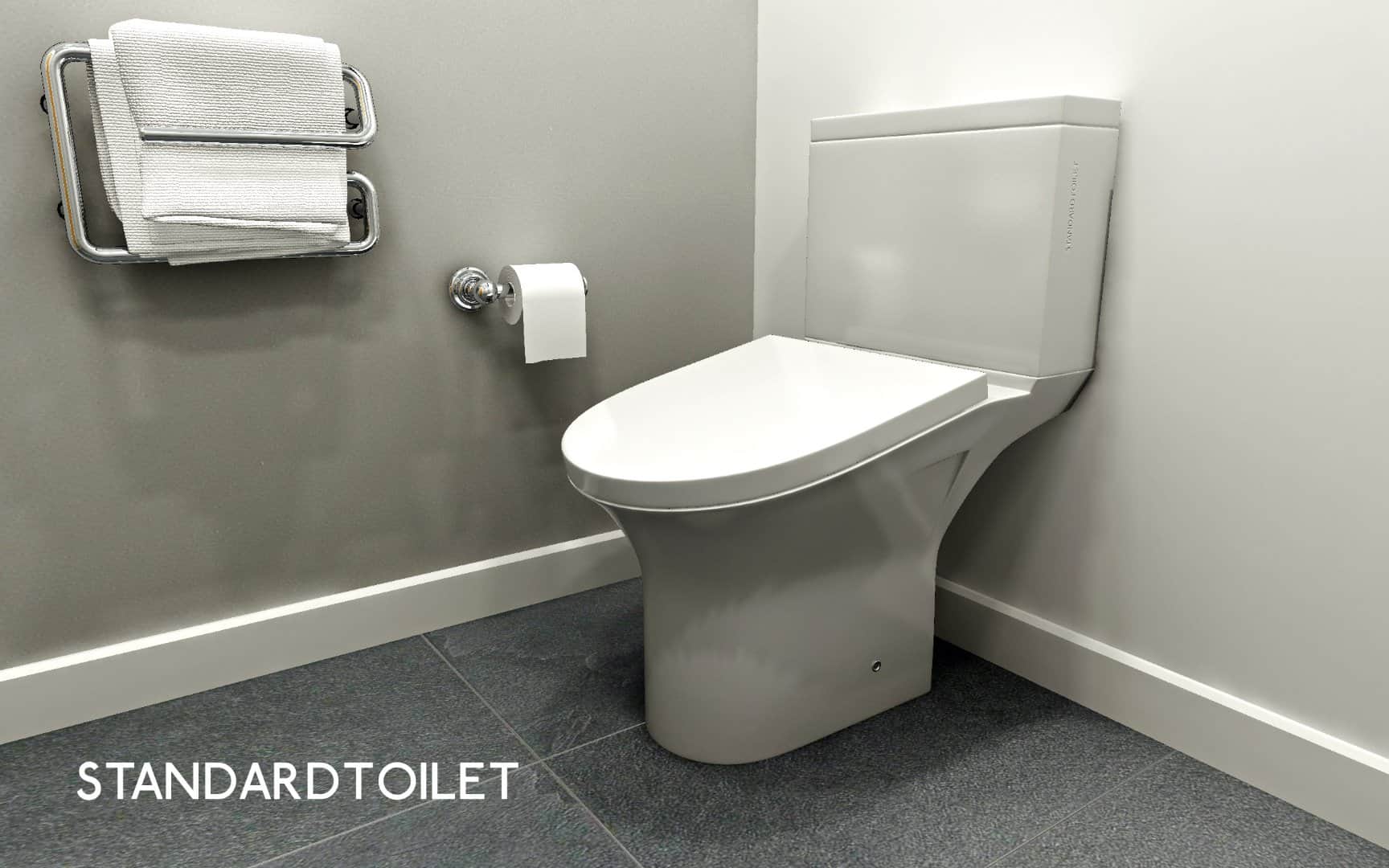 toaleta - 107000 Toilet Cistern New SLOPE 2 231348  - Vynález na zvýšenie produktivity zamestnancov v práci: na tomto záchode nevydržíte len tak prokrastinovať